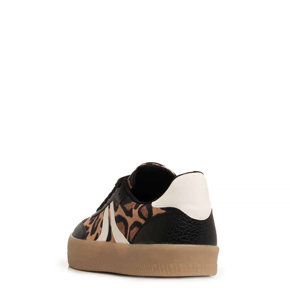 Tênis Animal Print Recortes
