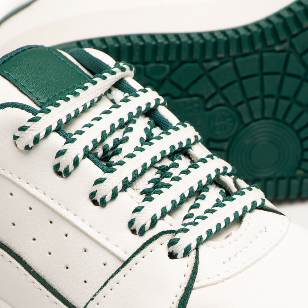 Tênis Detalhes Verde