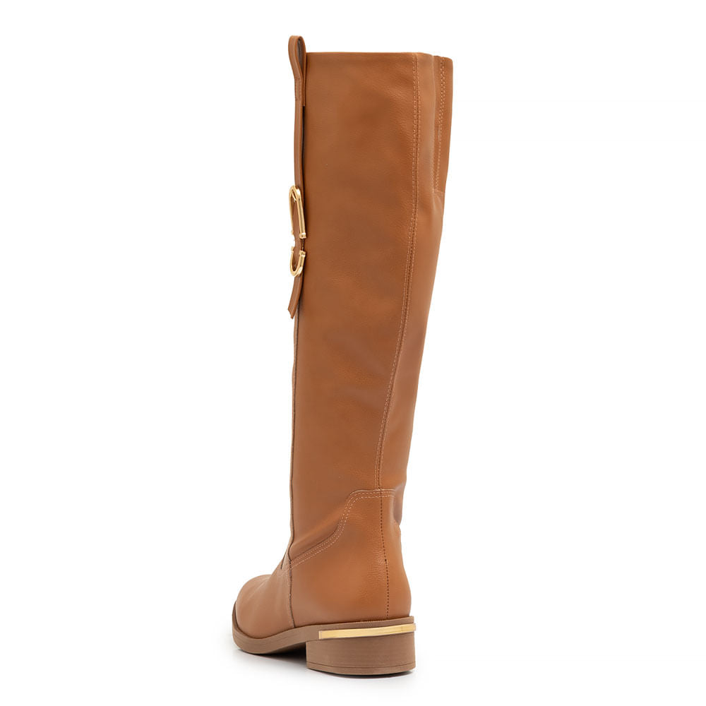 Bota Caramelo Montaria Fivela