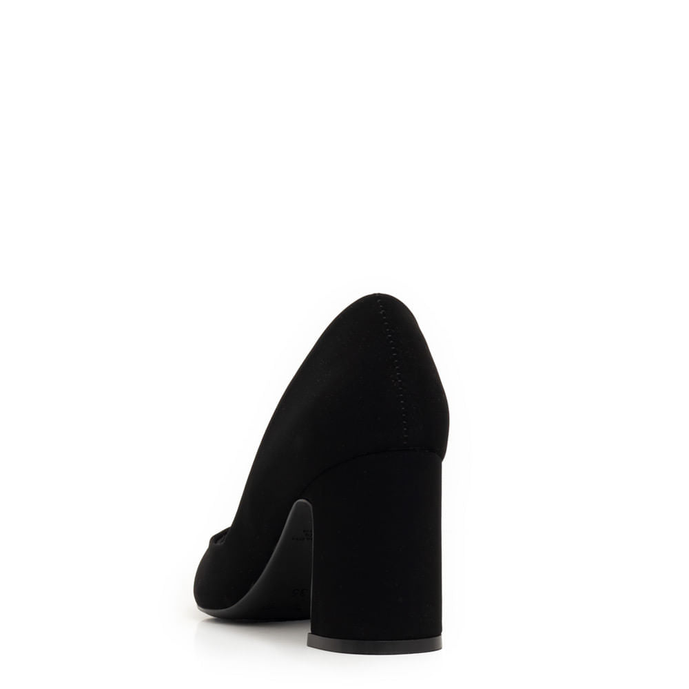 Scarpin Salto Bloco Preto