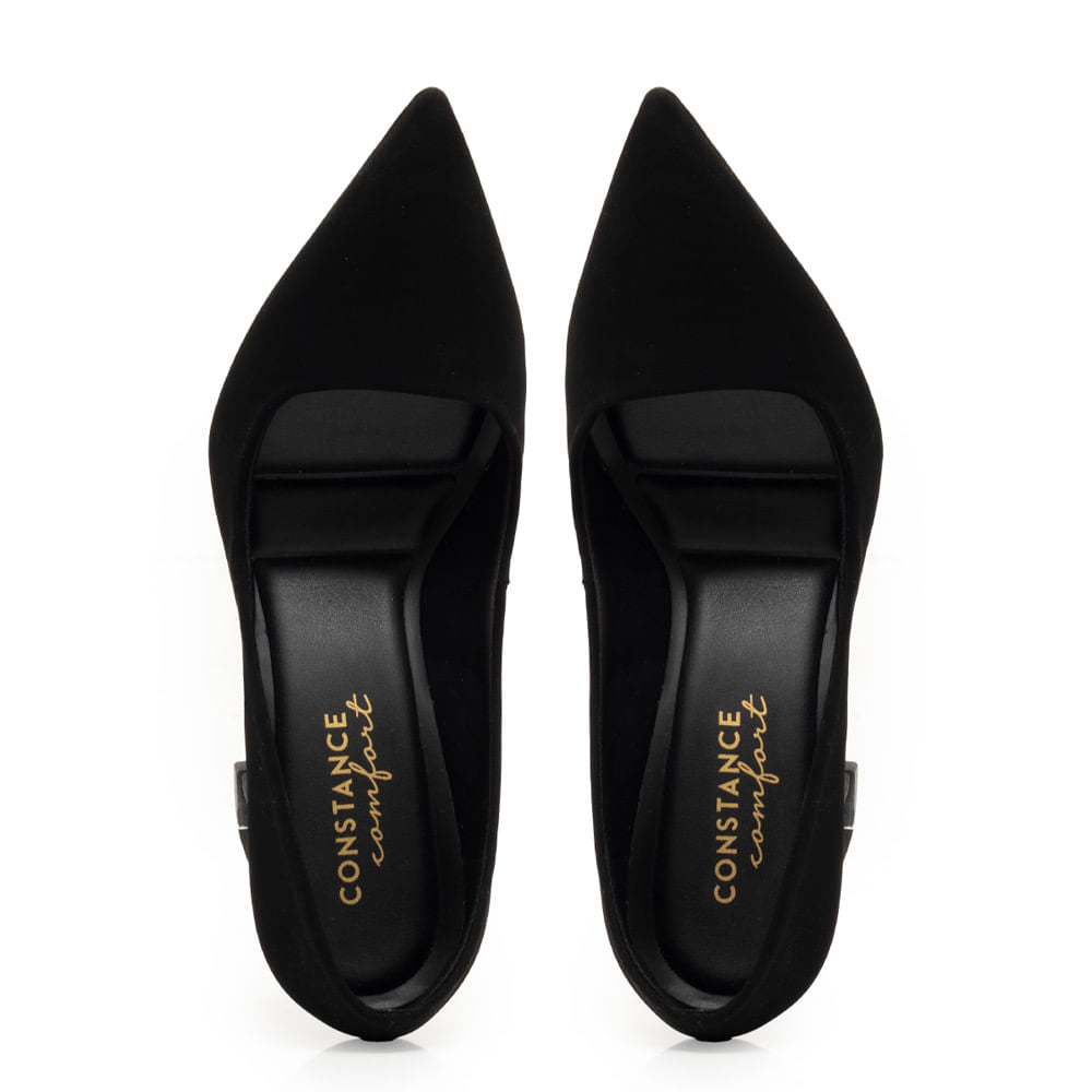 Scarpin Salto Bloco Preto