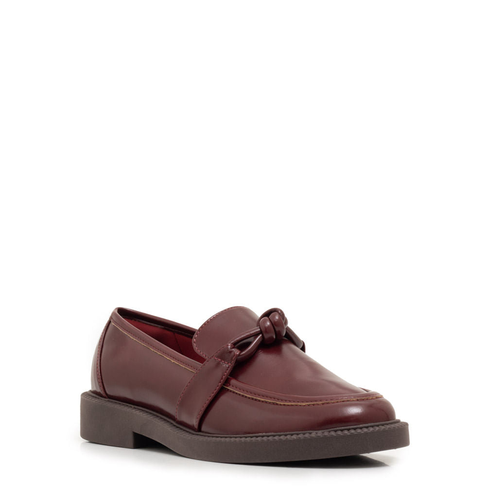 Mocassim Nó Monocromático Bordo