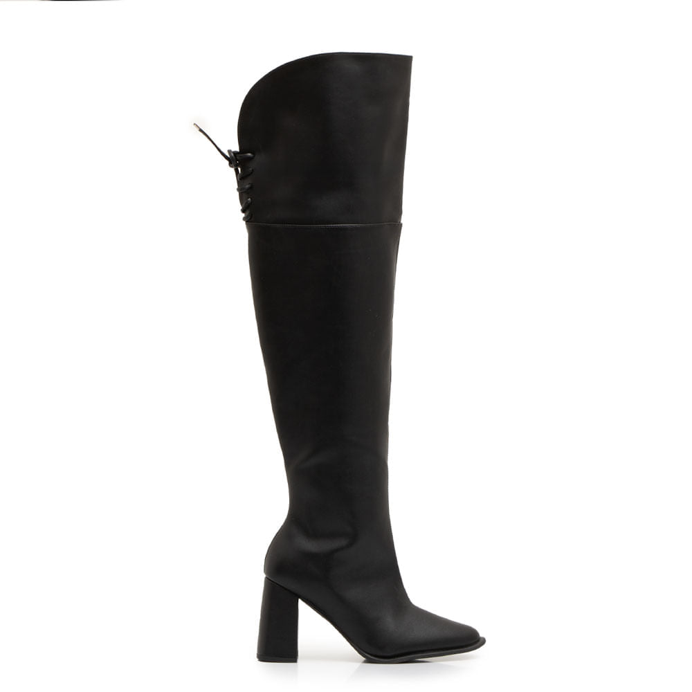 Bota Over The Knee Preta
