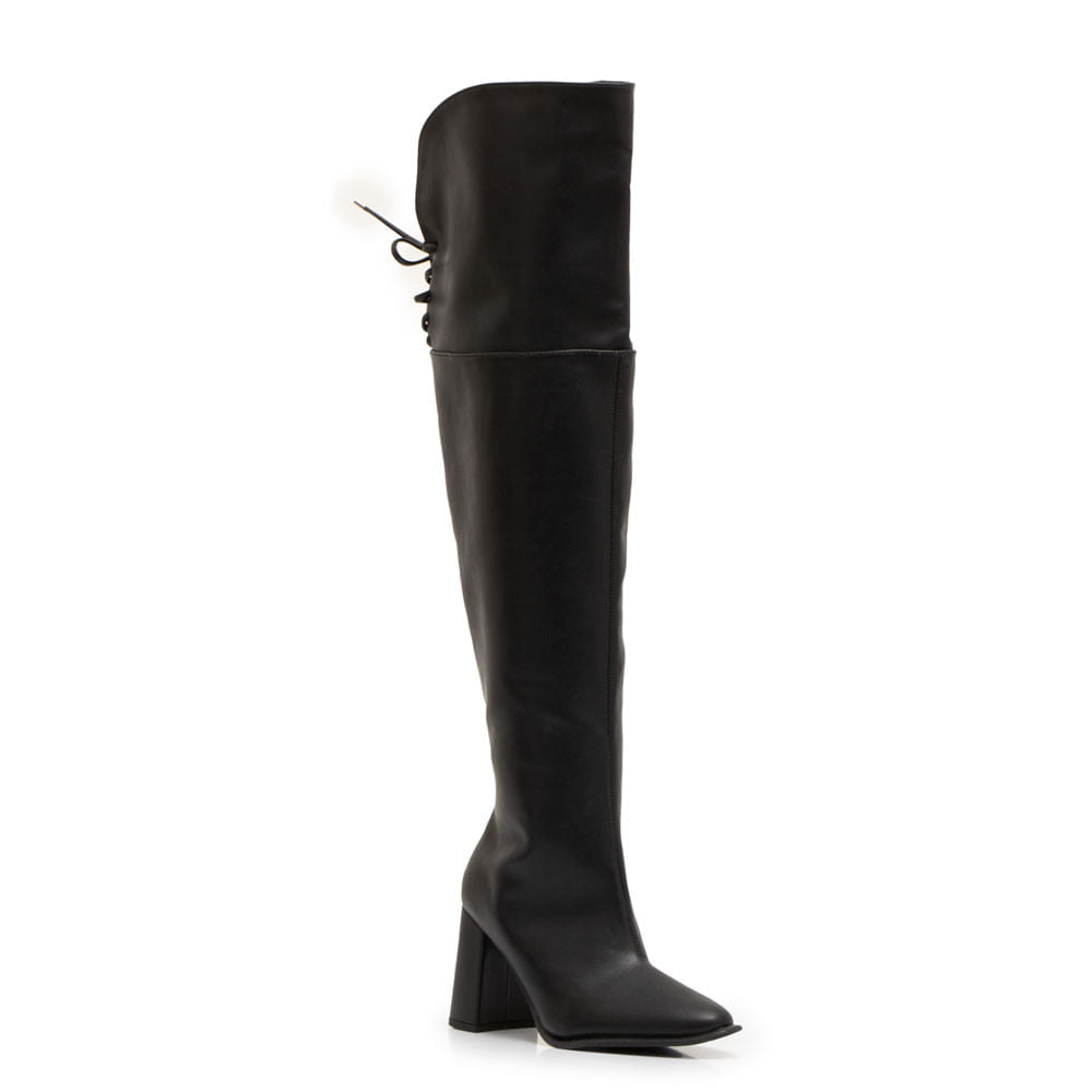 Bota Over The Knee Preta