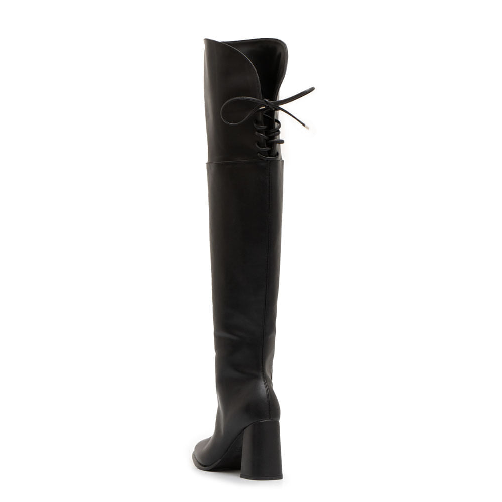 Bota Over The Knee Preta