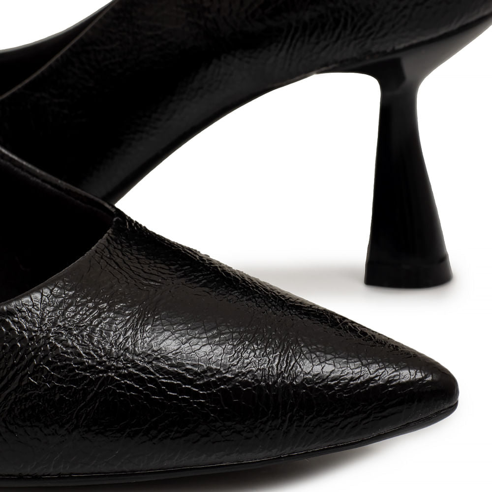 Scarpin Textura Preto