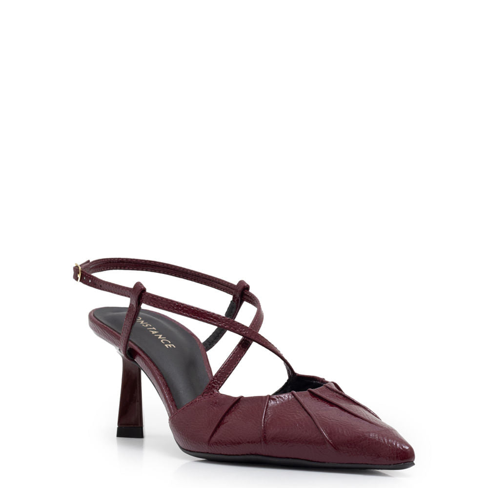 Scarpin Franzido Bordo