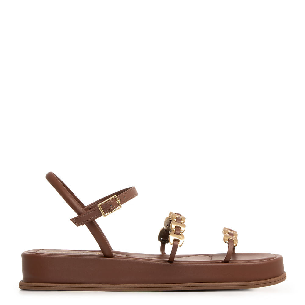 Papete Marrom Flatform Enfeite Corrente