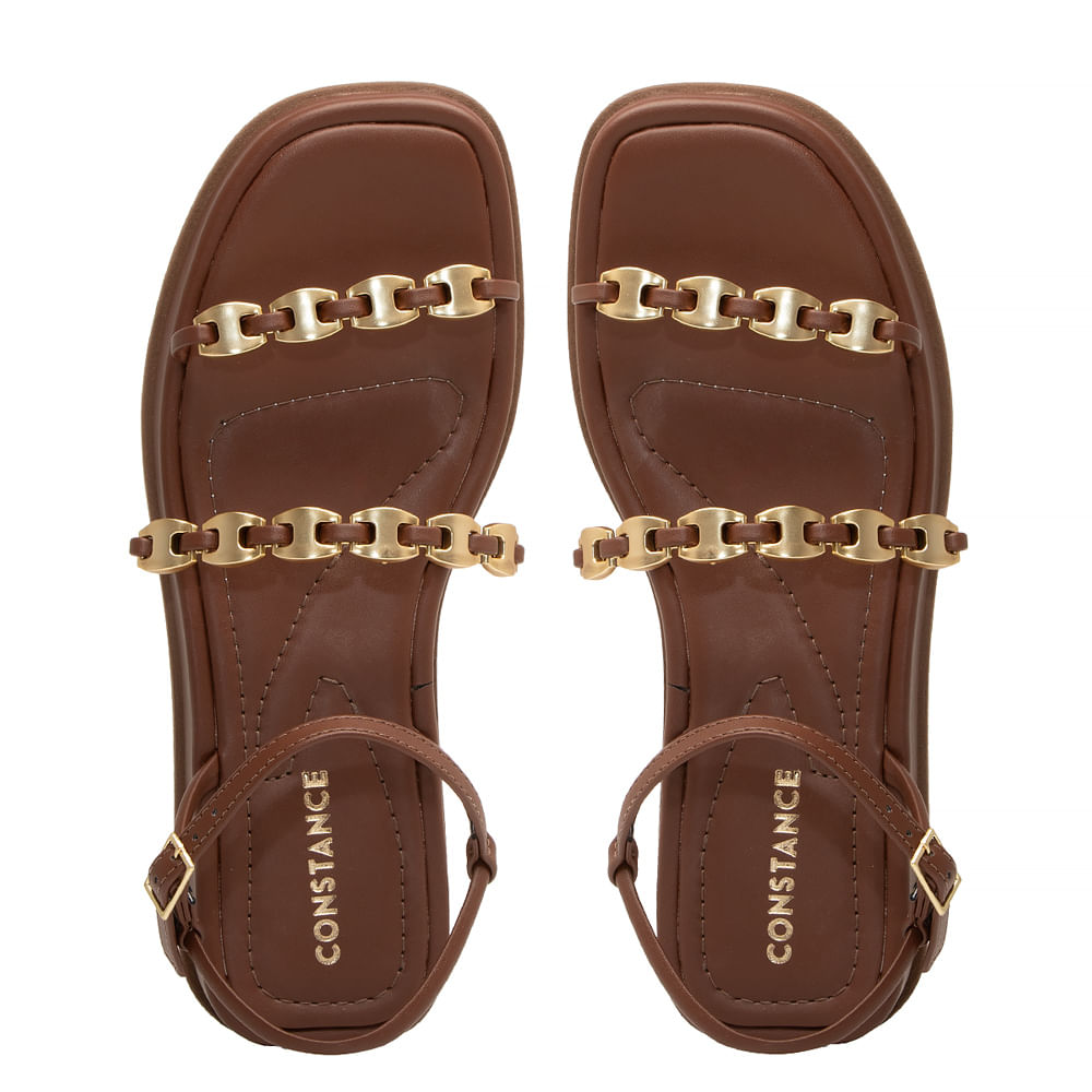 Papete Marrom Flatform Enfeite Corrente