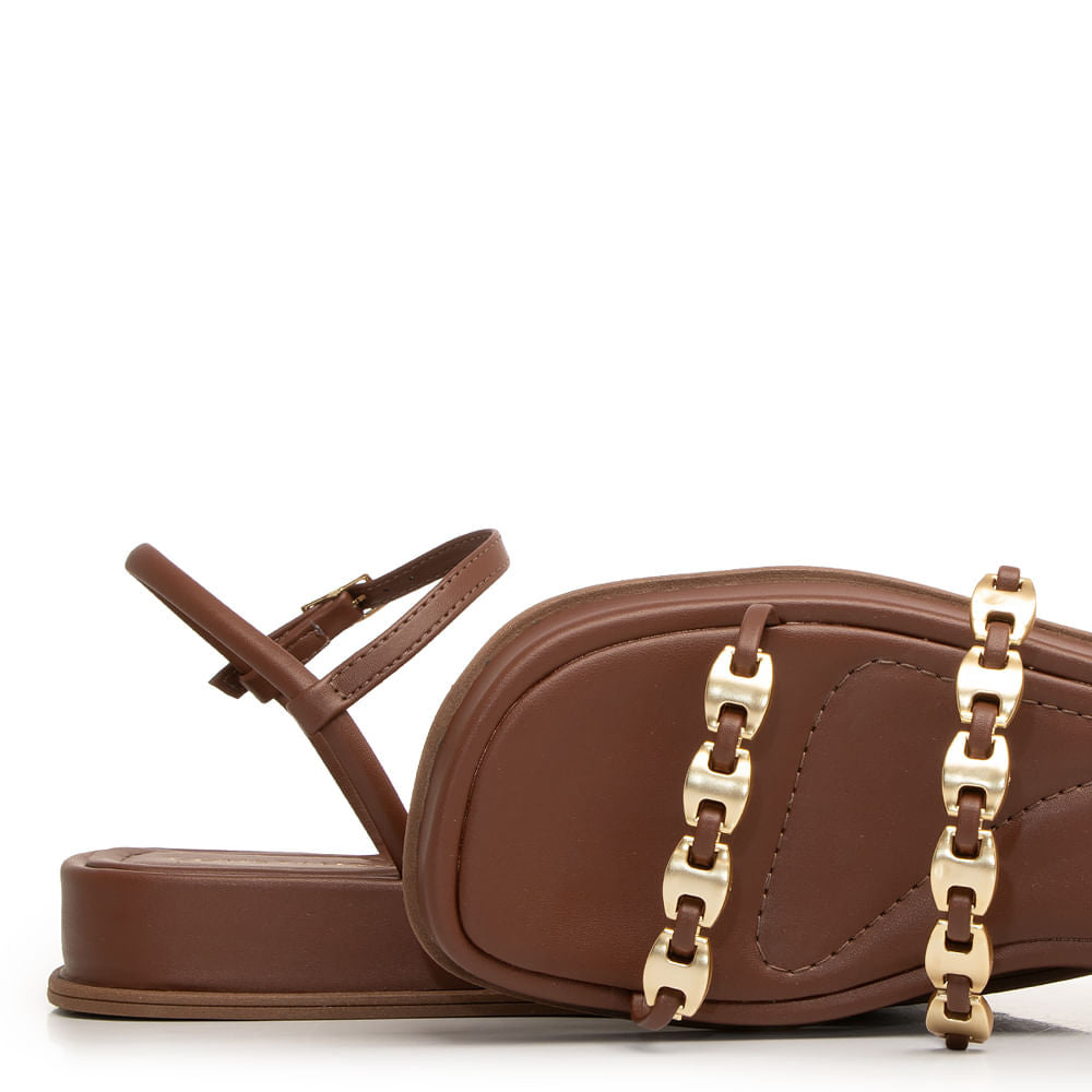 Papete Marrom Flatform Enfeite Corrente