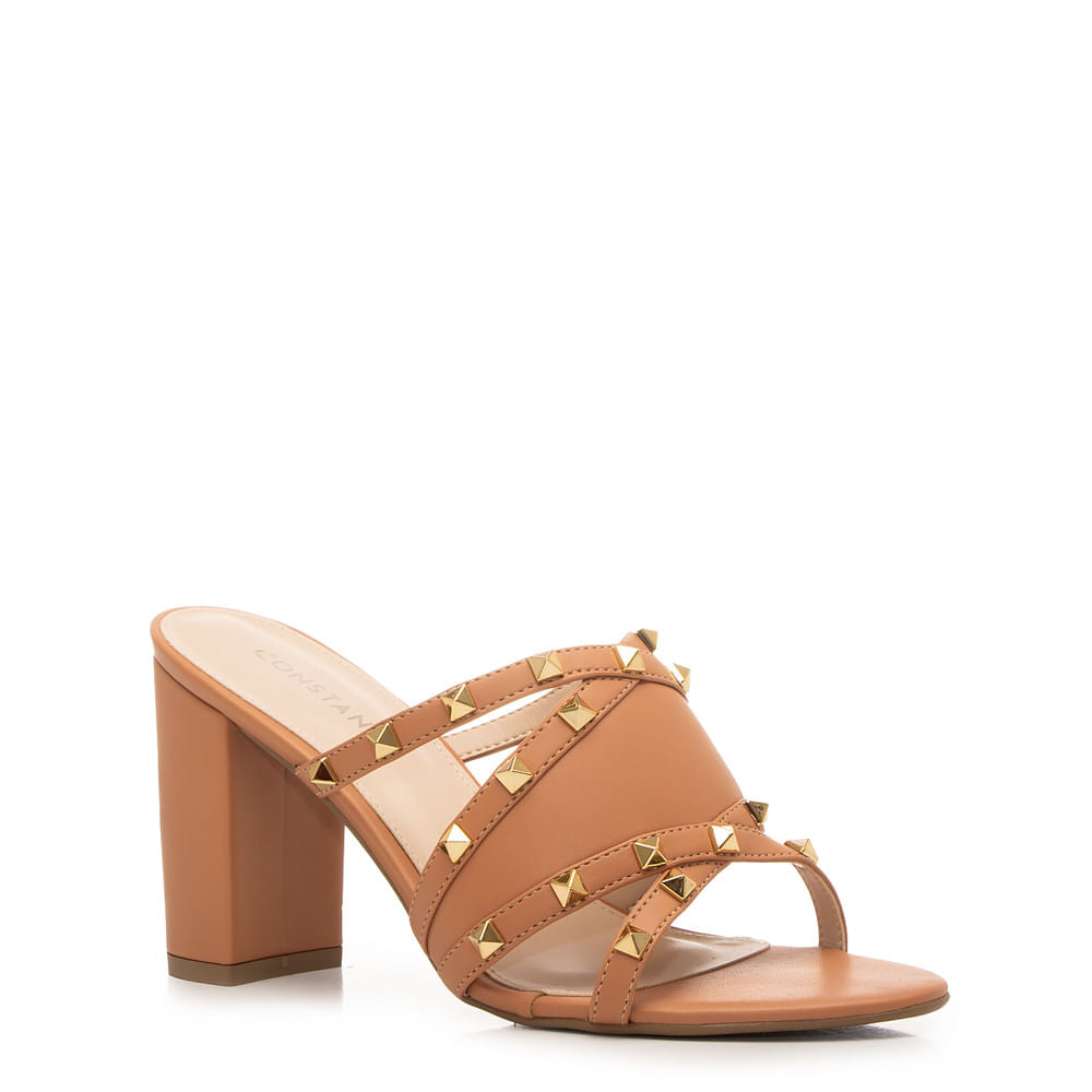 Tamanco Nude Spikes