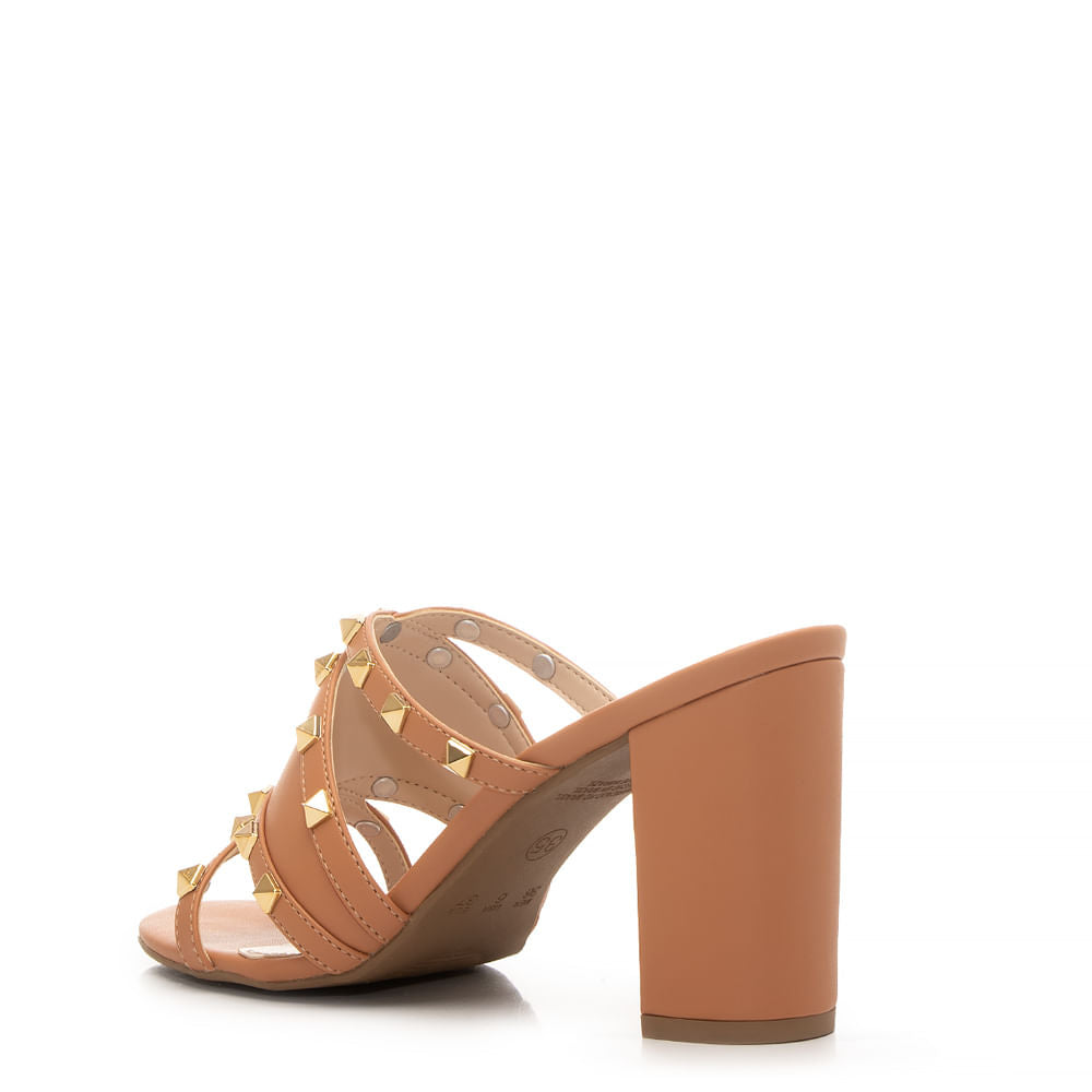 Tamanco Nude Spikes
