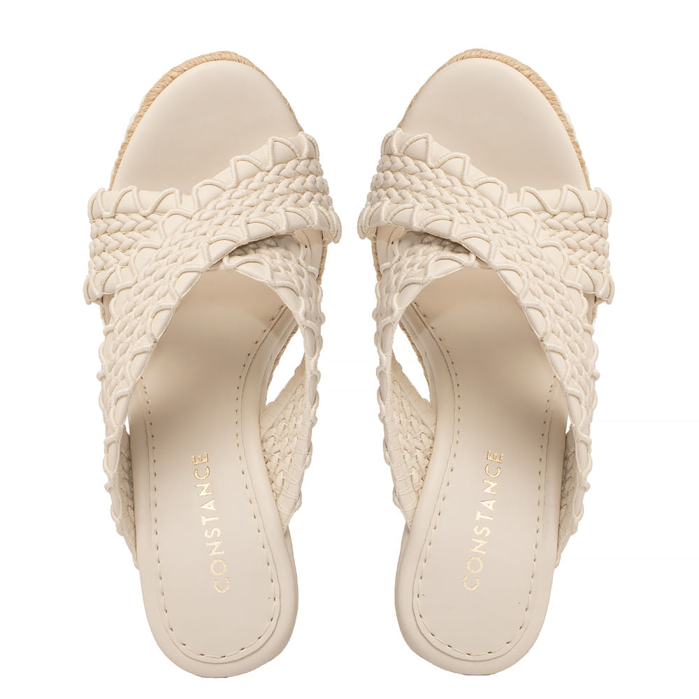 Tamanco Off White Trançado