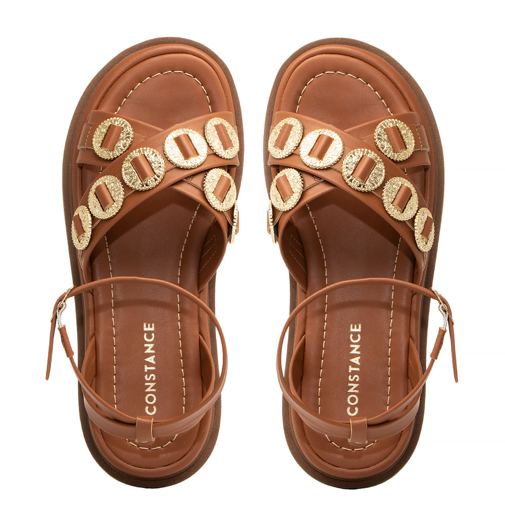 Papete Caramelo Flatform Enfeites Boho