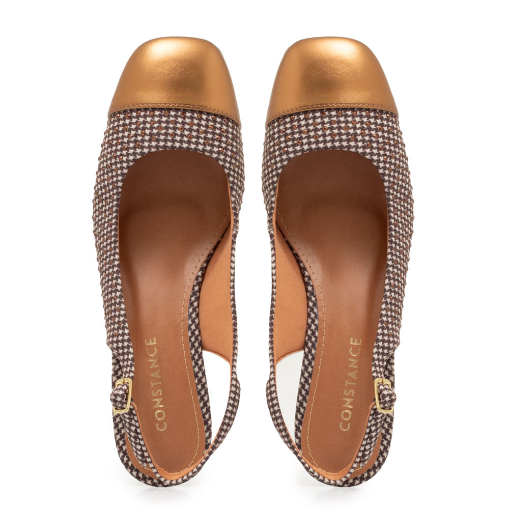 Scarpin Pied de Poule