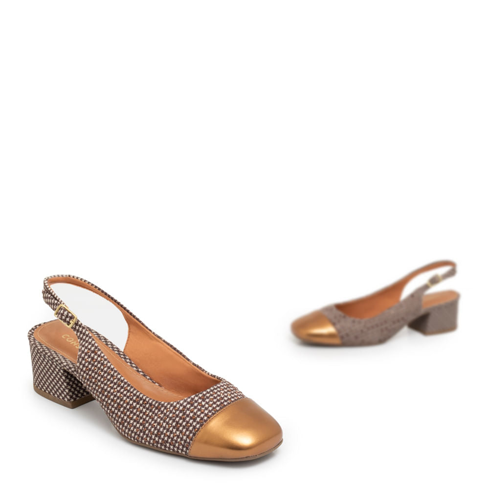 Scarpin Pied de Poule