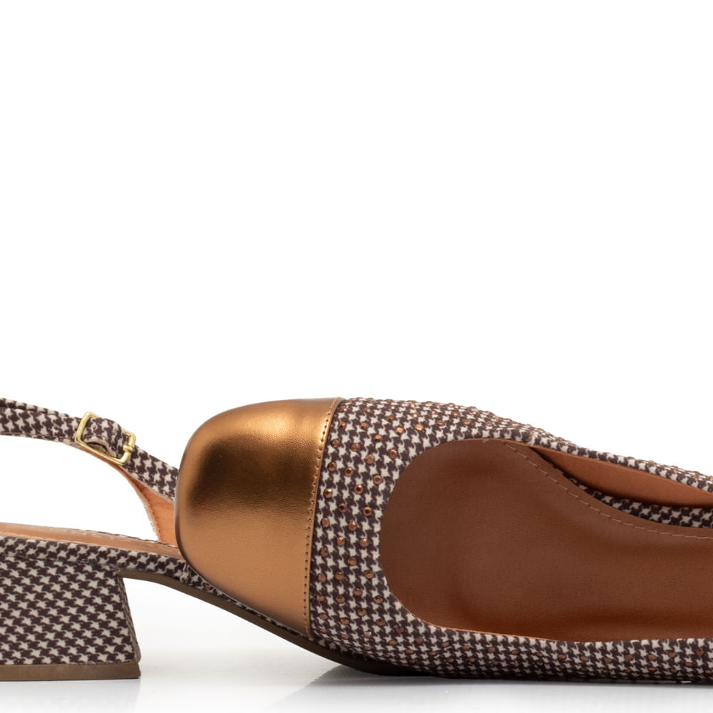 Scarpin Pied de Poule