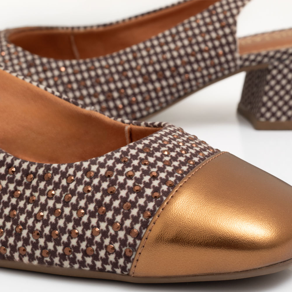 Scarpin Pied de Poule