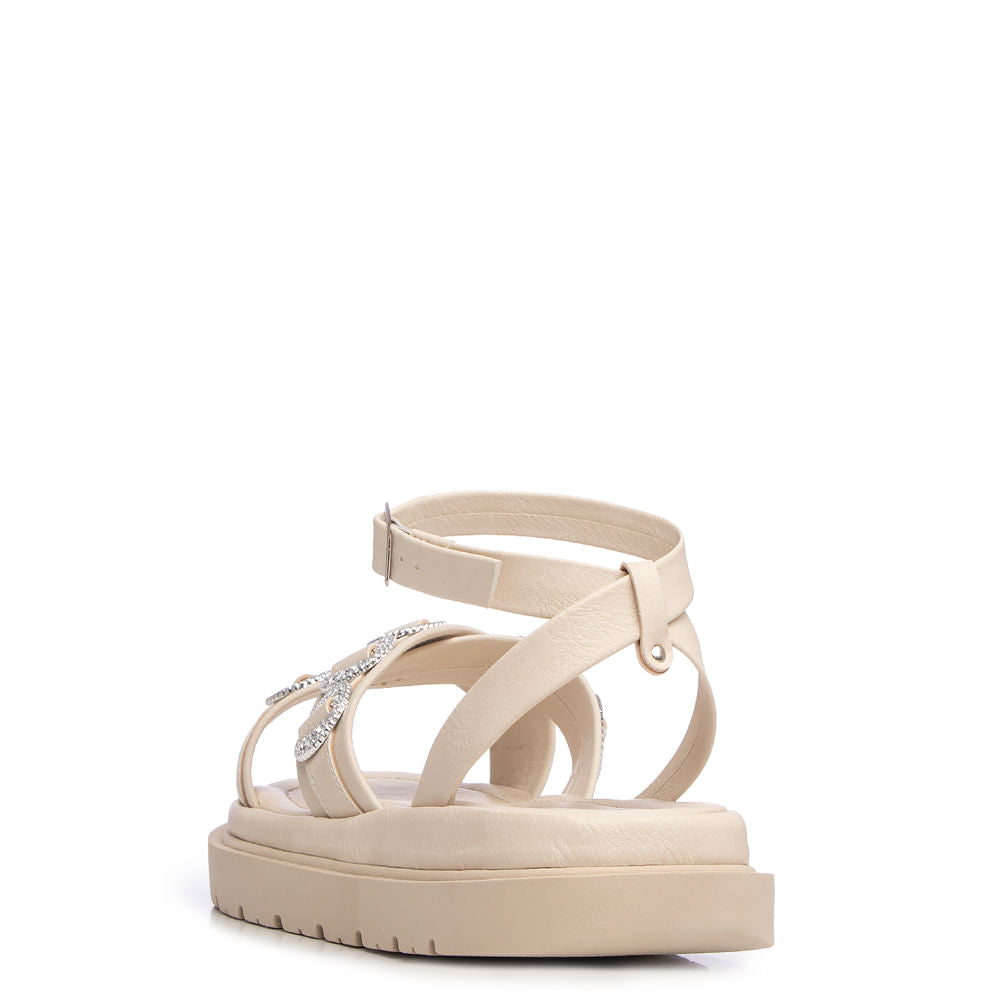 Papete Off White Flatform Enfeites Boho