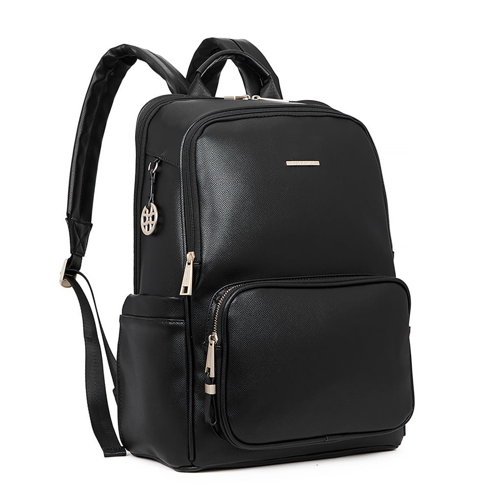 Mochila para Notebook Bolso Externo Preto