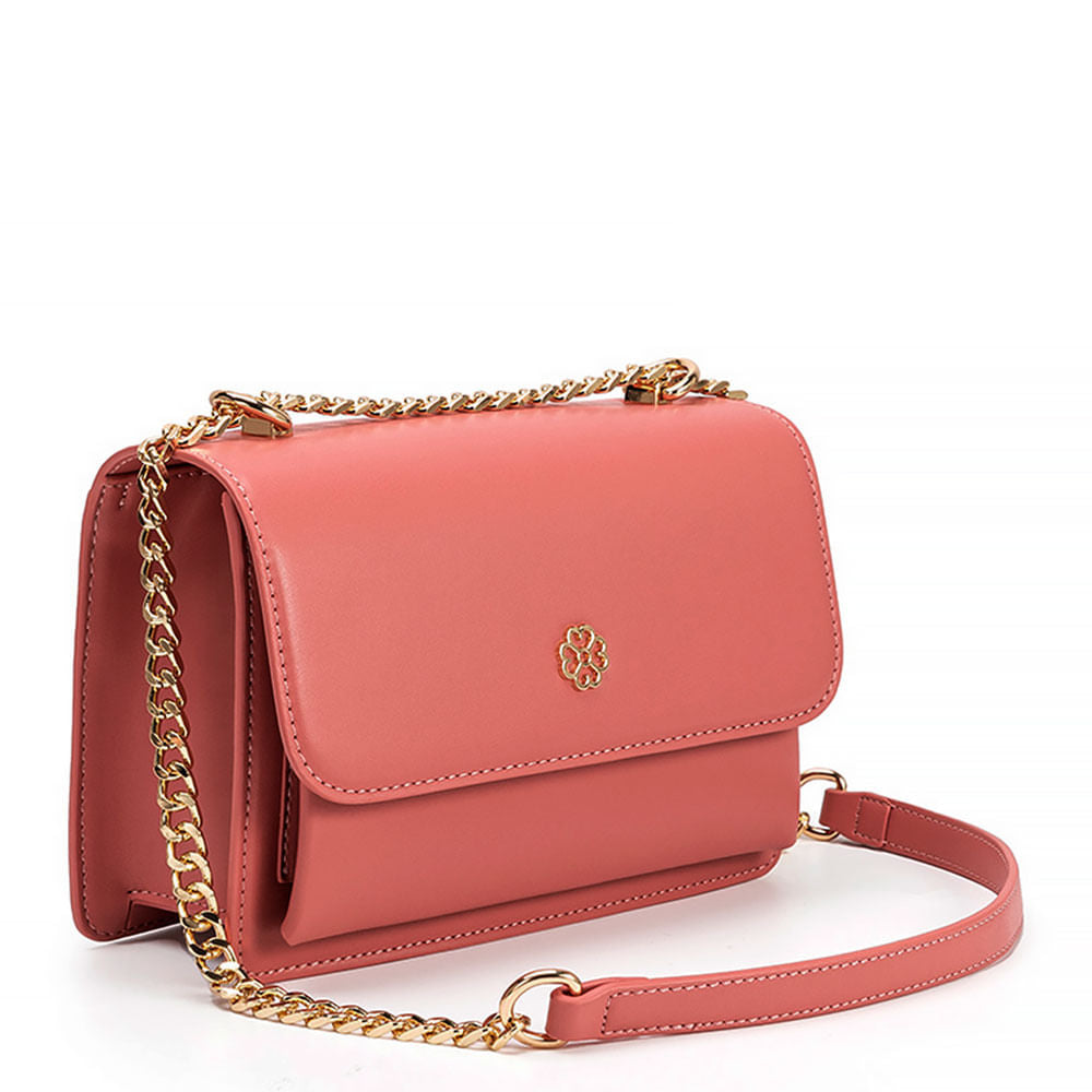 Bolsa Tiracolo Corrente Rose