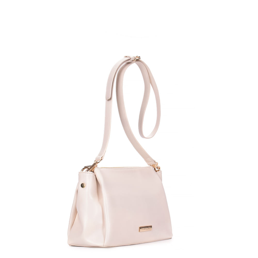 Bolsa Tiracolo Repartições Off White