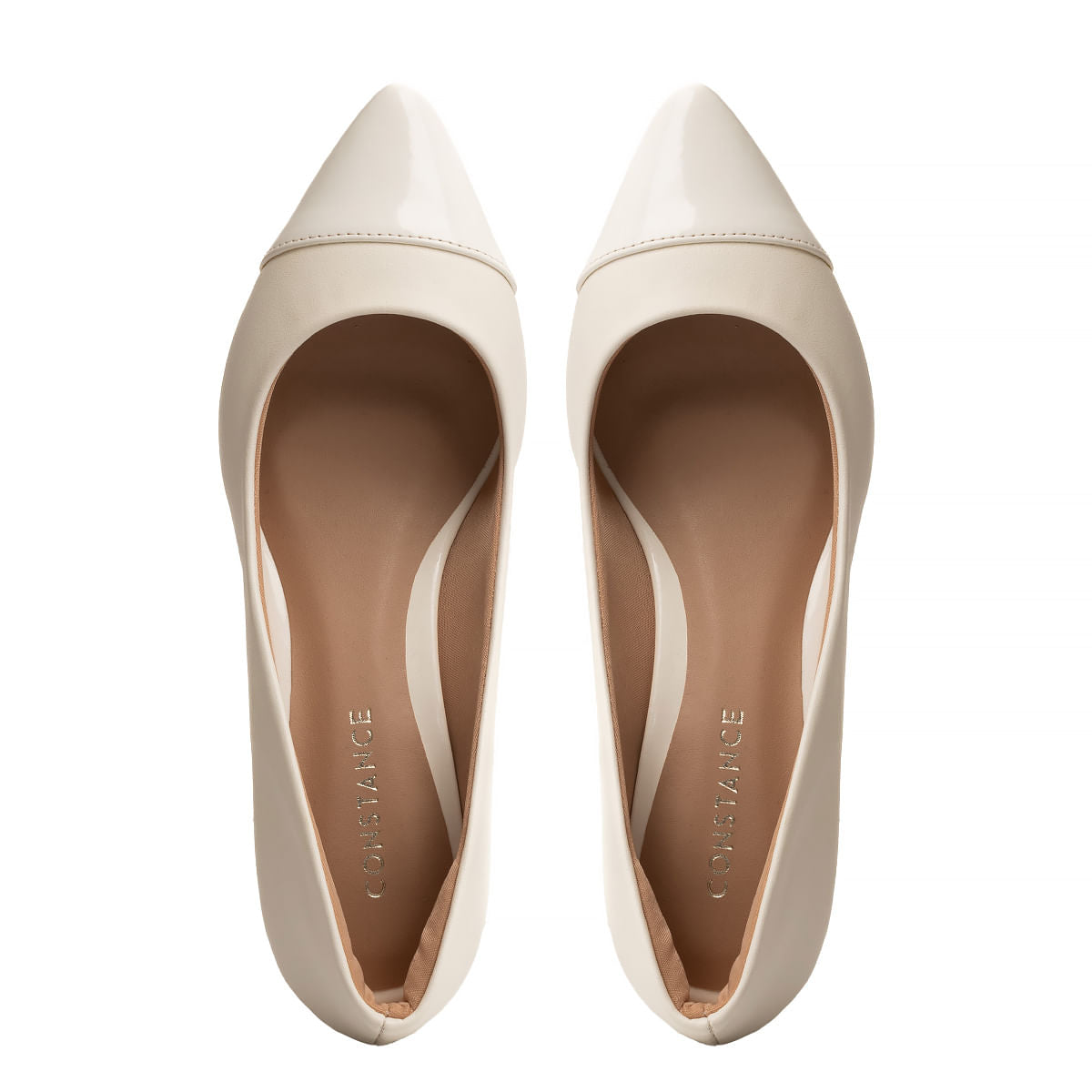 Scarpin Branco Baixo