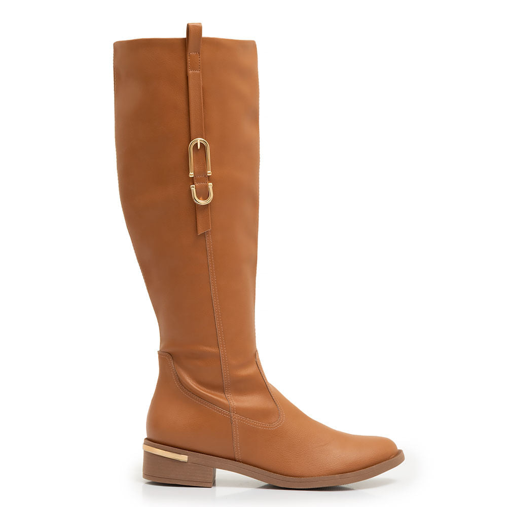 Bota Caramelo Montaria Fivela