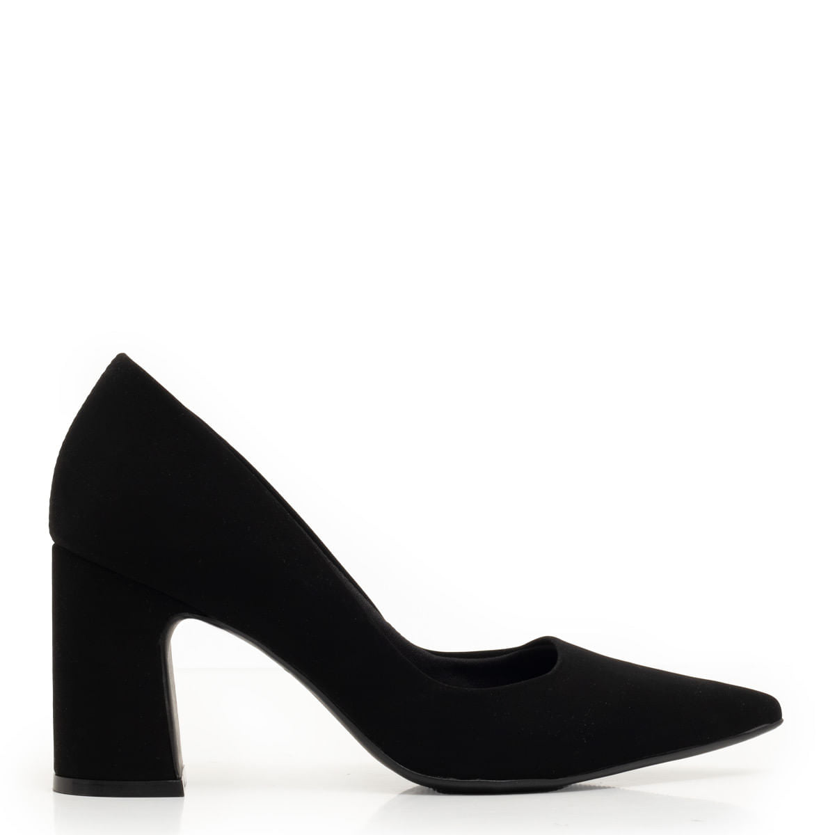 Scarpin Salto Bloco Preto