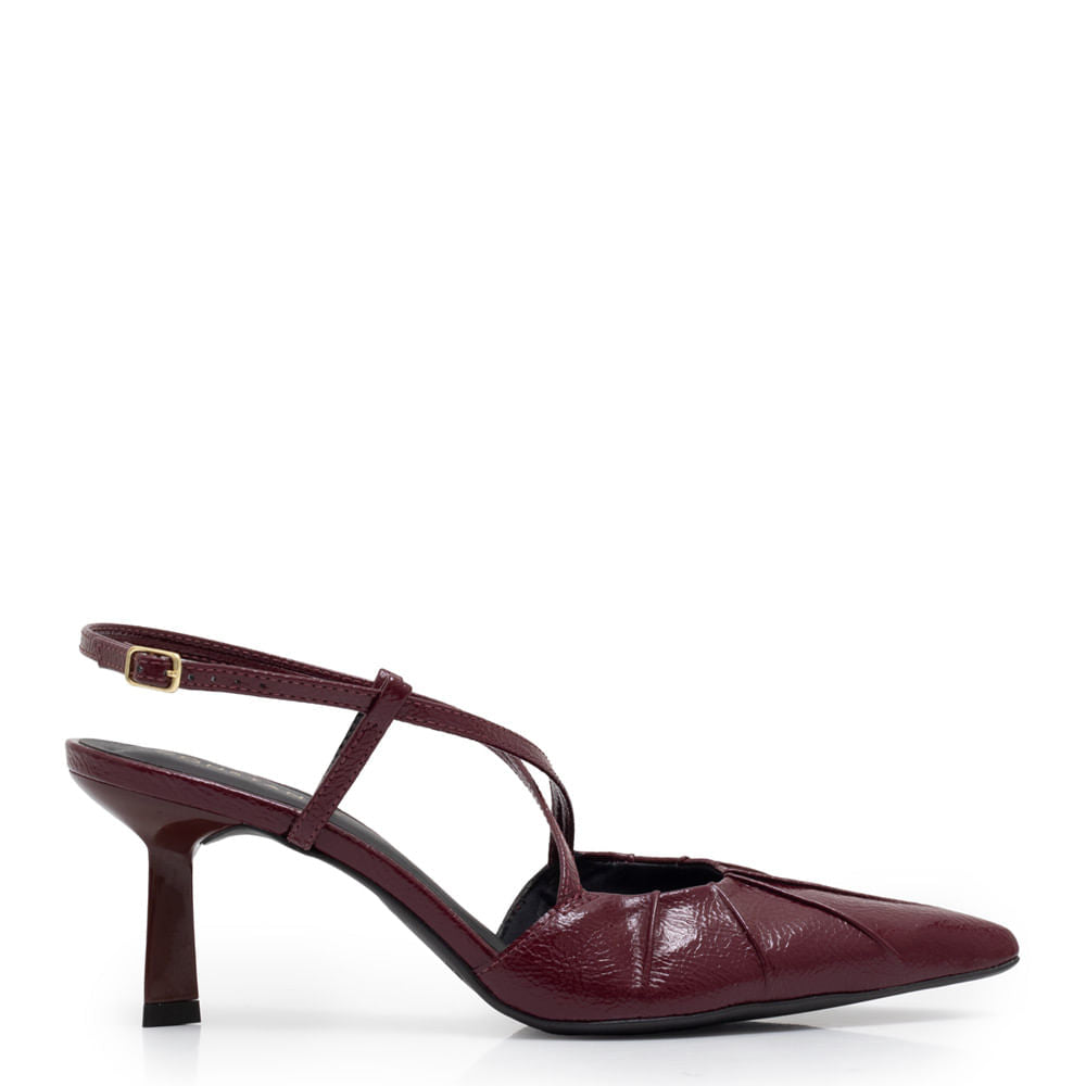 Scarpin Franzido Bordo