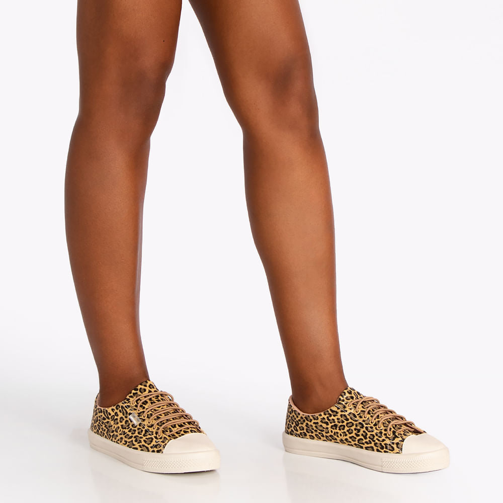 Tênis Animal Print Calce Fácil