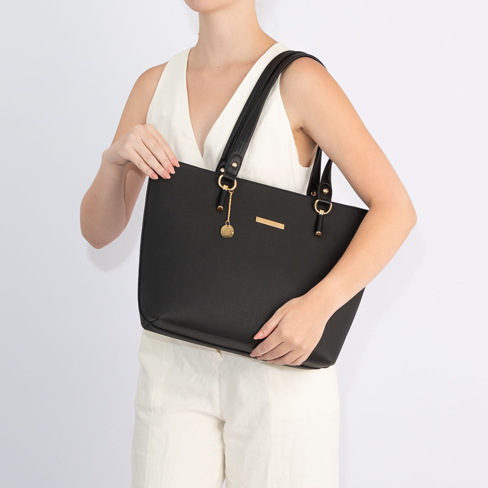 Bolsa Shopping Bag Preta