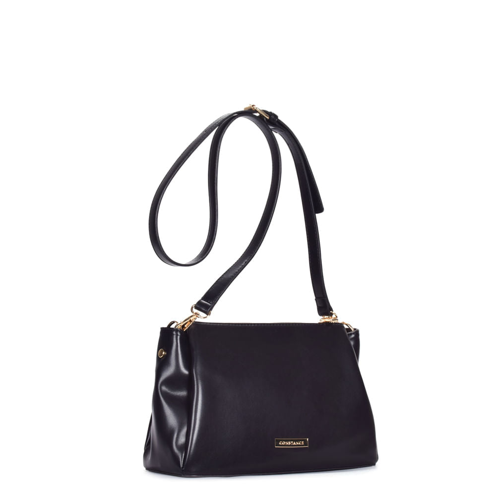 Bolsa Tiracolo Repartições Preto